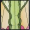 BFC0994 QIH or Regular Stained Glass Sunlit Flowers