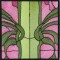 BFC0994 QIH or Regular Stained Glass Sunlit Flowers