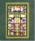 BFC0994 QIH or Regular Stained Glass Sunlit Flowers
