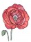 BFC0997 Poppies with Oriental Influence