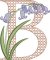 BFC31835 Spring Flowers Alphabet B