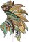 BFC1905 Ethnic Tribal Lion