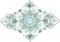 BFC1913 Large Golden Mandala Quilt Blocks
