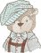 BFC1932 Baby Animals with Flowers