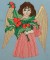 BFC0195 Lace Bowl Victorian Angels
