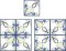 BFC1969 Portuguese Azulejos Tiles Quilt Blocks