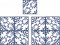 BFC1969 Portuguese Azulejos Tiles Quilt Blocks