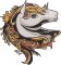 BFC1978 Embellished Horse and Unicorn
