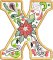 BFC32223 Christmas Applique Alpha X