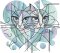 BFC32042 Cats in a Picasso Style 2