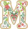 BFC32212 Christmas Applique Alpha M