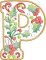 BFC32215 Christmas Applique Alpha P