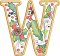 BFC32222Christmas Applique Alpha W