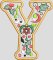BFC32224 Christmas Applique Alpha Y