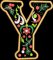 BFC32224 Christmas Applique Alpha Y