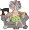 BFC32261 Embroidery Granny