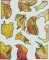 BFC1601 Stained Glass Eye Spot Butterflies