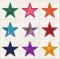 CCQ5026 - 9 Stars - on a quilt square and more