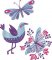 BFC1827 Birds, Flowers & Butterflies