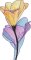 BFC32281 Sheer Flower Two  Ways