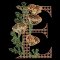BFC31838 Spring Flowers Alphabet E