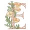 BFC31838 Spring Flowers Alphabet E