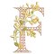 BFC31839 Spring Flowers Alphabet F