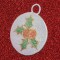 Christmas Ornament with Glitter