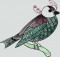 BFC1218 Decorative Elements Series Filled Birds
