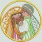 BFC1394 Folk Art Nativity Applique