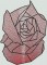 BFC1537 Stained Glass Squares-Roses