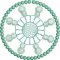 BFC1754 Ernst Haeckel's Ocean Quilt Blocks