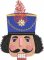 BFC1773 Large Blue And Red Nutcracker