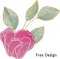 BFC1791 Watercolor Wild Roses