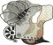 BFC1858 Large Steampunk Bear