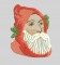 BFC0196 Lace Bowl-Vic Santa