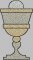 BFC2037 Free Standing Stained Glass Christmas Ornaments
