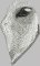 BFC2124 Large Portrait of a White Horse