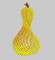 BFC0362  Lace Bowl & Doily Cornucopia