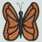 BFC0377 Lace Sculpture 3D Butterflies