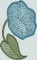 BFC0681 FSL 3D Morning Glory Bowl & Doily