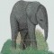 BFC0878 Large Elephant and Child