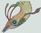 BFC0967  Ching Chou's QIH/Regular Stained Glass-Fantasy Phoenix