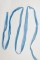 Matte Blue Wide Ribbon