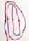 Fuschi/Coral/Purple with Metallic Accents