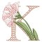 BFC31844 Spring Flowers Alphabet K