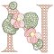 BFC31847 Spring Flowers Alphabet N