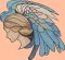 BFC32266 Stained Glass Angel