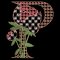 BFC31849 Spring Flowers Alphabet P
