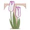 BFC31853 Spring Flowers Alphabet T